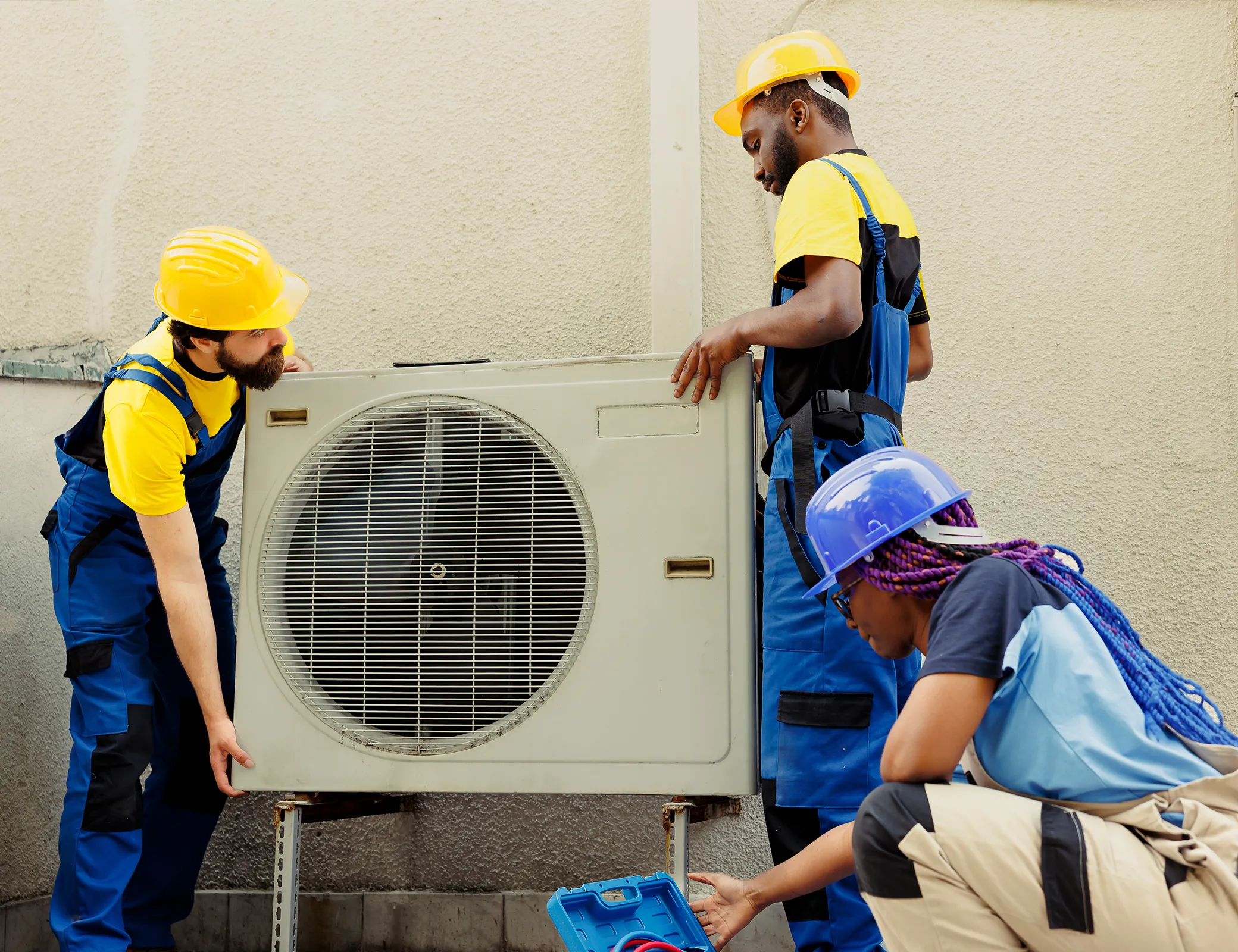 Técnico de refrigeração durante aula prática no Instituto Cefop, em Ipatinga